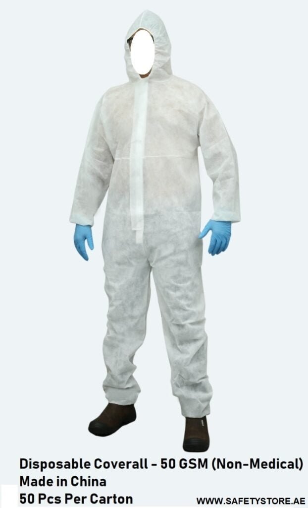 Coverall Disposable Gsm Sqk Non Medical Safety Coverall Uae