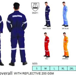 COTTON TWIL COVERALL 200GSM