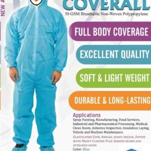 COVERALL DISPOSABLE 5OG