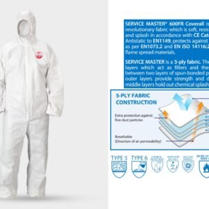 COVERALL DISPOSABLE GLYPTEC SERVICE MASTER 600 LFR 63203GT01