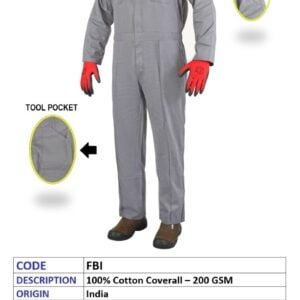 COVERALL VAULTEX COTTON 200GSM FBI