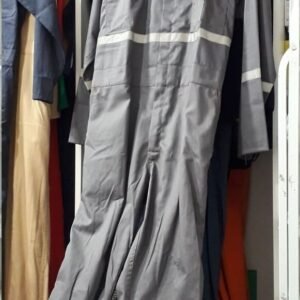 FIRE RATED TWILL COVERALL 100% COTTON GREY COLOR