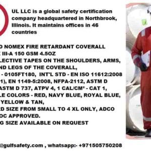 NOMEX COVERALL FLASH ARMOR 0105FT180 DNCGSET