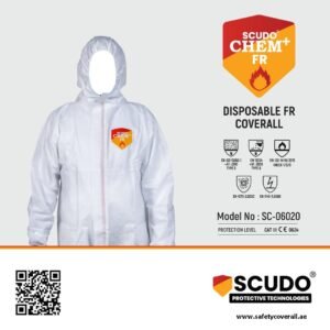 Supplier of Scudo SC-06020 Chem+ FR Disposable Coverall in UAE